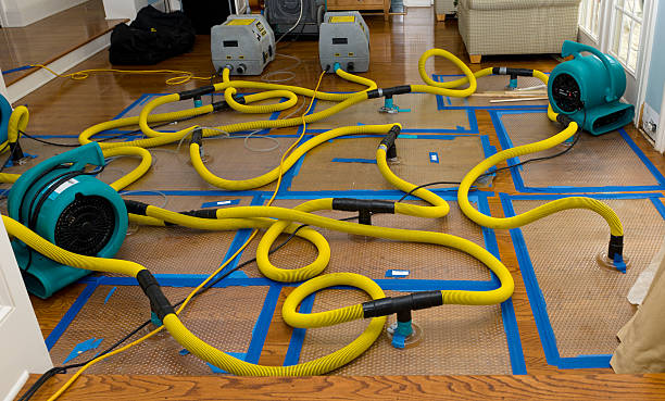 Professional Flood Damage Restoration technician working in Colville, WA
